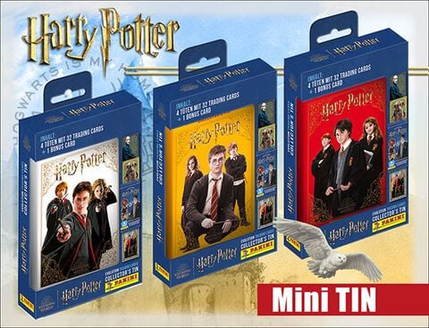 Carte Panini - Harry Potter - Boîte Métal Pocket (4 Pochettes + 2 Cartes édition